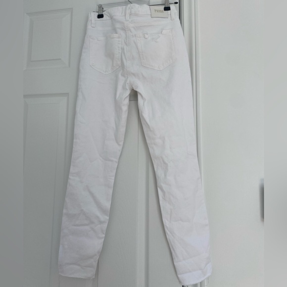 PAIGE WHITE HOXTON ANKLE JEANS - Picture 4 of 7